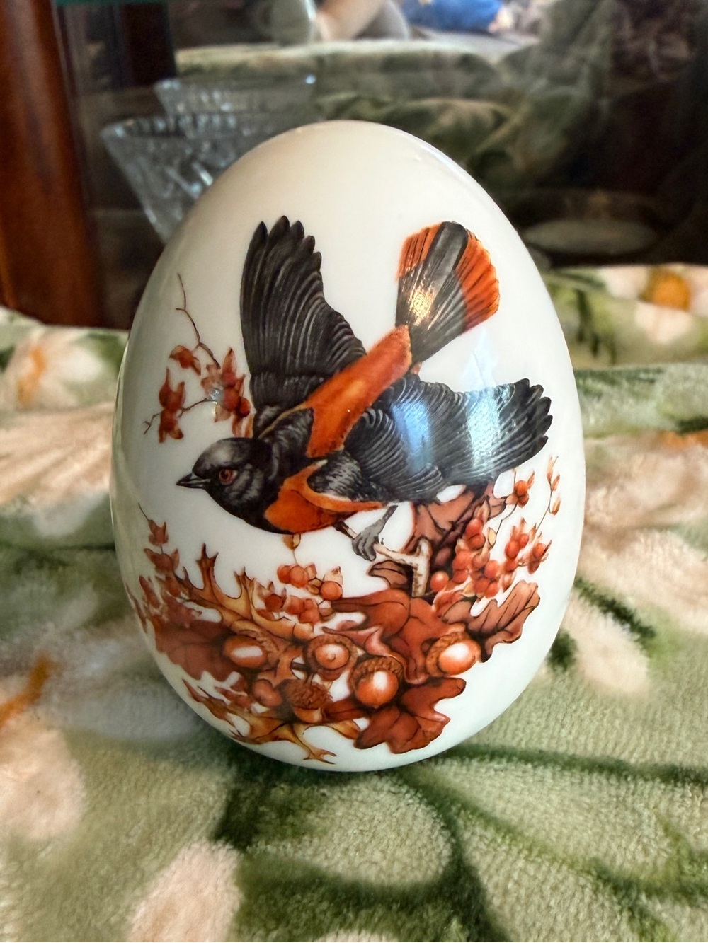 Avon 1980’s Ceramic Bird Egg